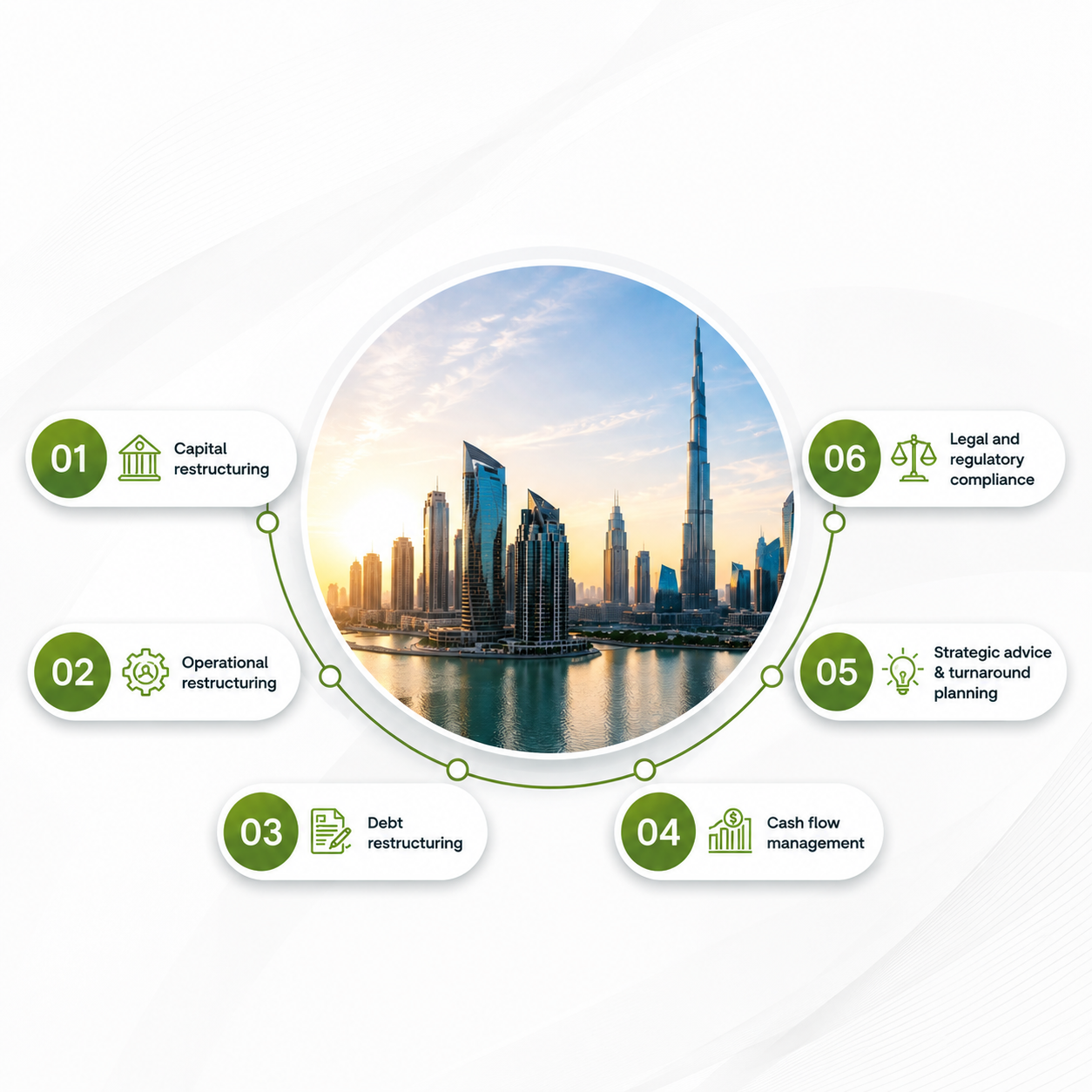 Financial restructuring services in Dubai