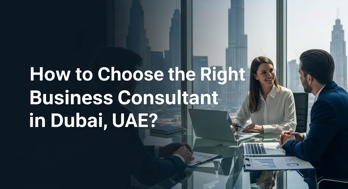 How to Choose the Right Business Consultant in Dubai, UAE?
